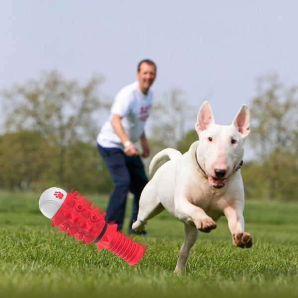 Interactive Baseball Bat Toy Designed For Medium And Large Dogs